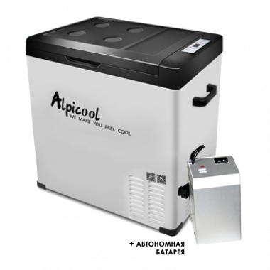 Автохолодильник компрессорный Alpicool C75 с АКБ